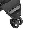 Pet Stroller, 35 lbs Weight Capacity, Foldable Dog Stroller Cart, 3 Wheels Cats Stroller with Mesh Windows and Cup Holders